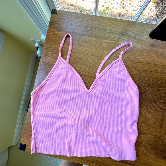 American threads Pink crop top - Picture 1 of 4